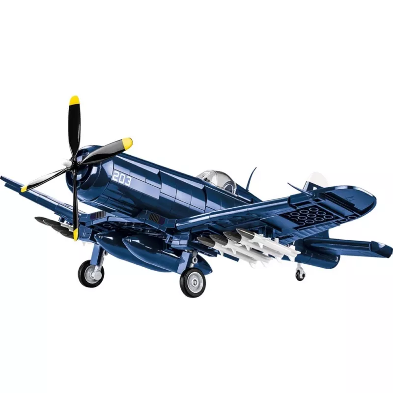 Klocki konstrukcyjne COBI F4U-4 Corsair 520 elementów Wojna Koreańska