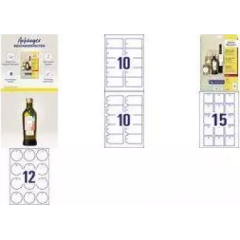 Printable Tags with Strings Avery Zweckform Non-adhesive biały 9x5 cm