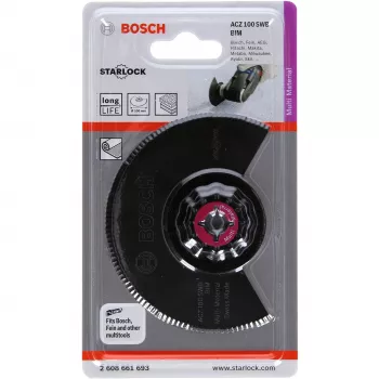 Brzeszczoty Bosch ACZ 100 SWB do narzędzi wielofunkcyjnych Kompatybilność Bosch GOP 10 8 V LI GOP 250 CE Professional PMF 10 8 LI PMF 180 E Fein Multimaster FMM 250