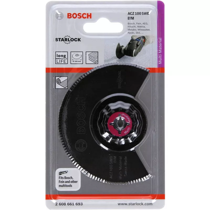 Brzeszczoty Bosch ACZ 100 SWB do narzędzi wielofunkcyjnych Kompatybilność Bosch GOP 10 8 V LI GOP 250 CE Professional PMF 10 8 LI PMF 180 E Fein Multimaster FMM 250