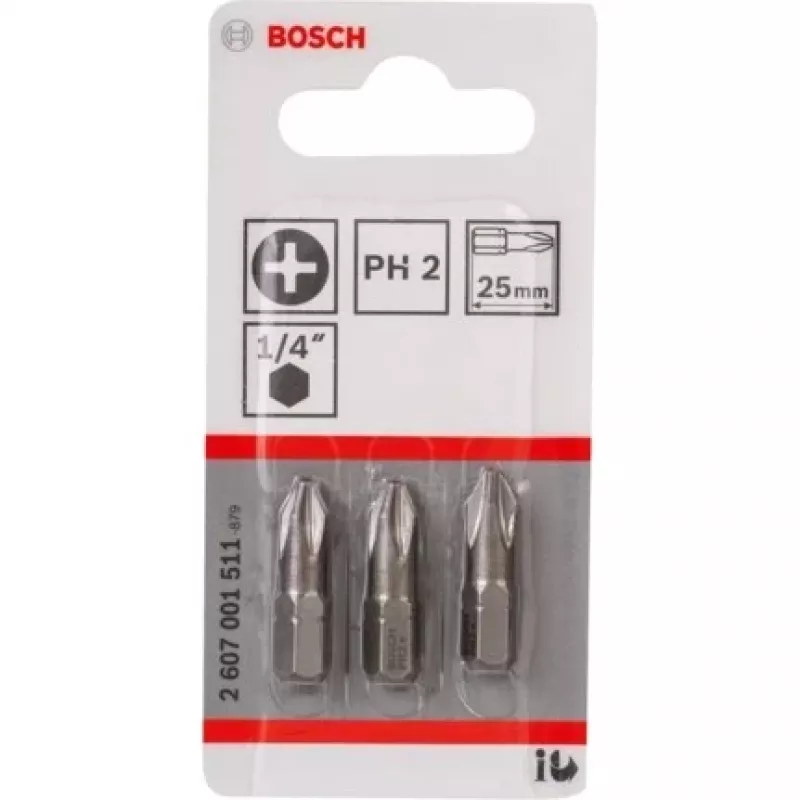Bosch 2 607 001 511 wkrętak bit 3 szt.