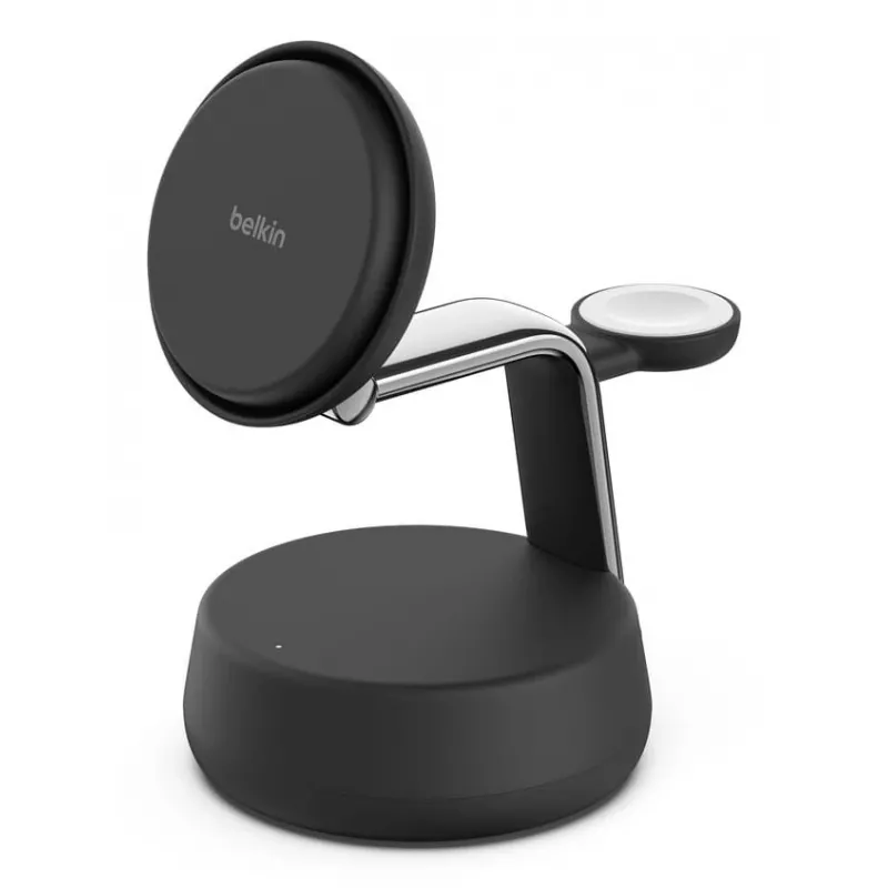 Ładowarka wewnętrzna Belkin UltraCharge Pro 25 W Qi2 Magnetyczna 3 w 1 Węgiel drzewny