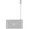 Goobay USB-C™ Multiport-Adapter - All in 1 - Aluminium - srebrny (62113)