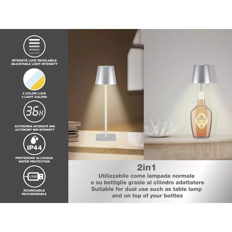 Czajnik elektryczny Beper P201UTP117 1,7 l 2200 W element grzewczy ze stali nierdzewnej bezprzewodowy