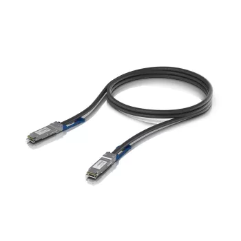 Ubiquiti Direct Attach miedź kabel QSFP28 100Gbps 1m UACC-DAC-QSFP28-1M: QSFP28, 100 Gbps