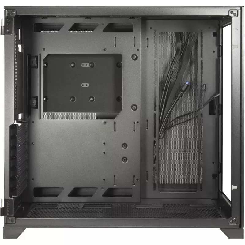 C-703 Vision ATX Gaming Enclosure, Tempeczerwony Glass, Czarny