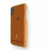 Card Slot Back Shell VixFox dla Samsung S9 — karmelowy brąz, tylna obudowa z kieszenią na karty