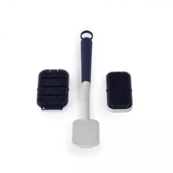 Szczotka do naczyń Beldray LA032814FEU7 Deep Clean Rubber, gumowe włosie, ergonomiczny uchwyt