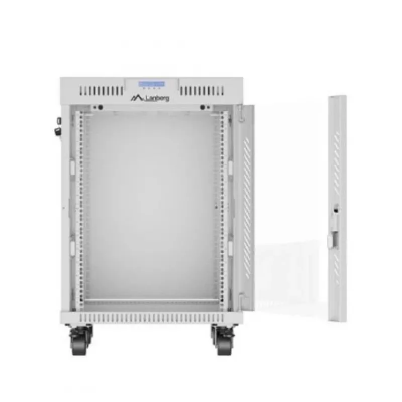 Szafa rack Lanberg FF01-6615-12SL 15U wolnostojąca szary