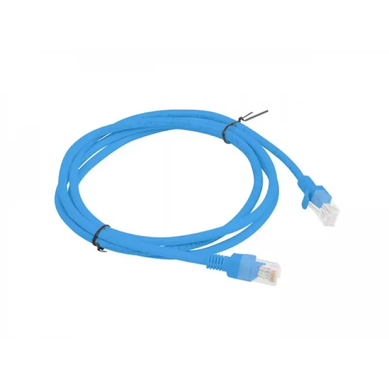 Kabel sieciowy Lanberg PCU6-10CC-0150-B RJ45 Cat6 1.5m niebieski