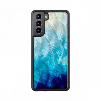 Etui ochronne iKins do Samsung Galaxy S21 w kolorze niebieski Lake Czarny