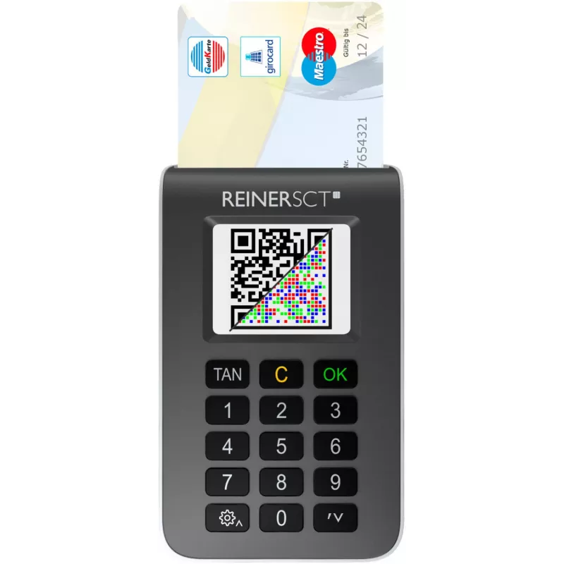 ReinerSCT tanJack photo QR - generator TAN - antracyt