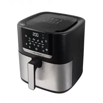 Frytkownica beztłuszczowa ESPERANZA EKA004 — 8 l, 1700 W, 8 programów, sterowanie dotykowe, stal nierdzewna