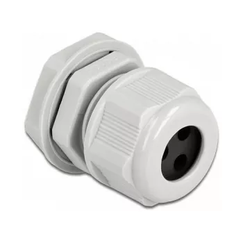 Dławik kablowy DeLOCK 60376 Szary Plastik 2 szt.