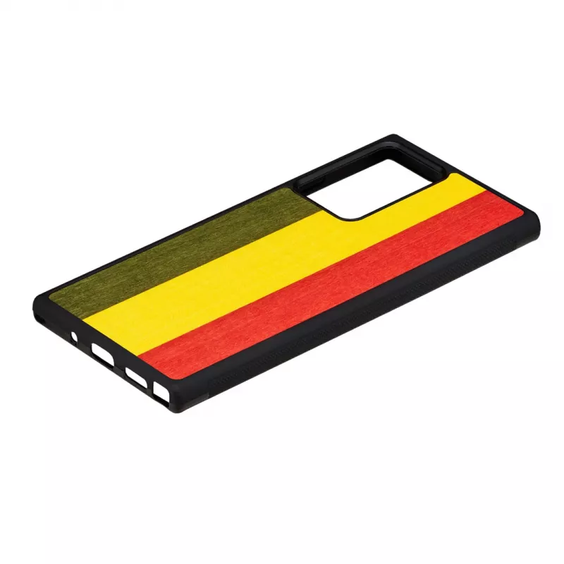 Etui na telefon Man and Wood dla Samsung Galaxy Note 20 Ultra, reggae Czarny