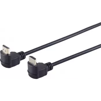 Kabel monitorowy ShiverPeaks HDMI typ A do HDMI typ A kątowy 1,5 m