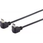 Kabel monitorowy ShiverPeaks HDMI typ A do HDMI typ A kątowy 1,5 m