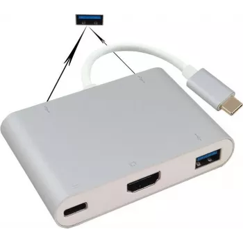 Stacja dokująca helos 288389 USB 3.1 Type-C z wyjściem HDMI 4K