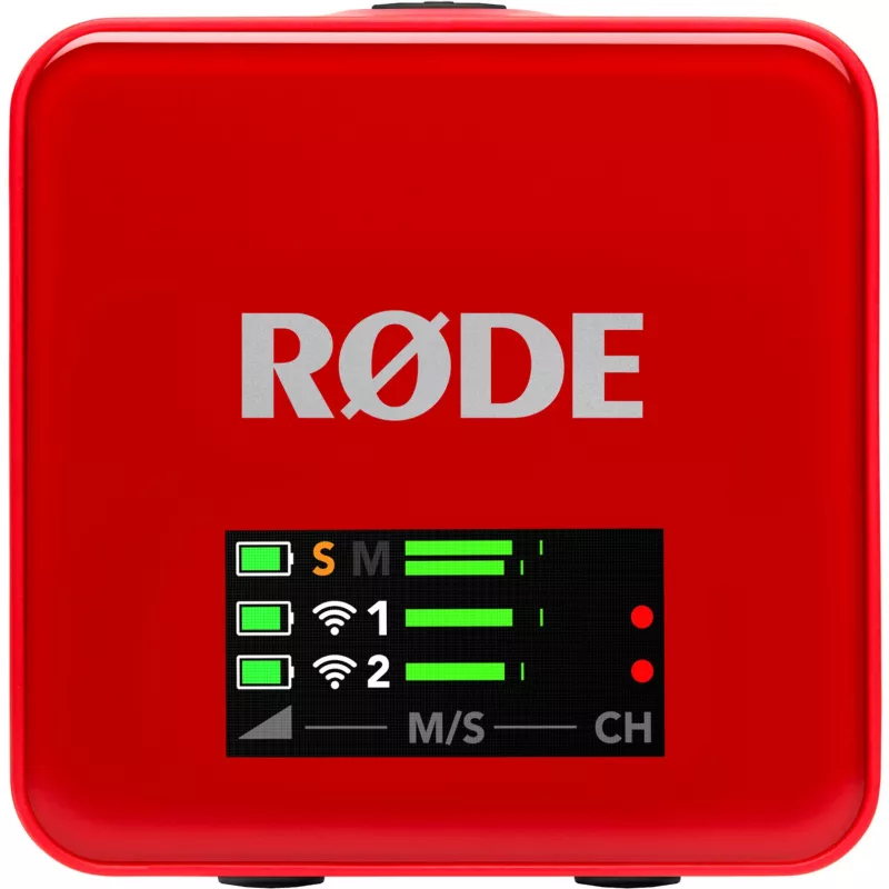RØDE Wireless GO III Czerwony - bezprzewodowy system mikrofonowy (czerwony)