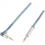 Kabel audio 3,5 mm ShiverPeaks SP-PROFESSIONAL 5m niebieski chrom