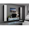 TV stand cama meble VIGO NEW 30/180/40, 1800×400×300 mm, czarny blat, rama z płyty wiórowej