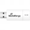 MediaRange - pamięć USB Flash Drive - 32 GB - USB 2.0 - biały, zielony (MR973)