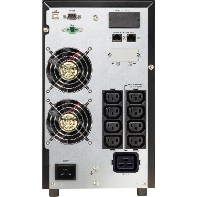 PowerWalker VFI 3000 CG PF1 Podwójna konwersja (Online) 3 kVA 3000 W 9 gniazd AC