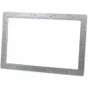 Ramka przednia do tabletu ALLNET ALLTCover14NSv1 — srebrny panel zamienny, waga 385 g