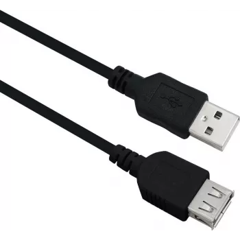Przedłużacz USB helos 288312 3 m USB 2.0, wtyk męski na żeński