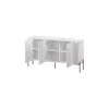 Komoda cama meble VERA 150x40x80 cm, biały mat, płyta wiórowa, rama 16 mm