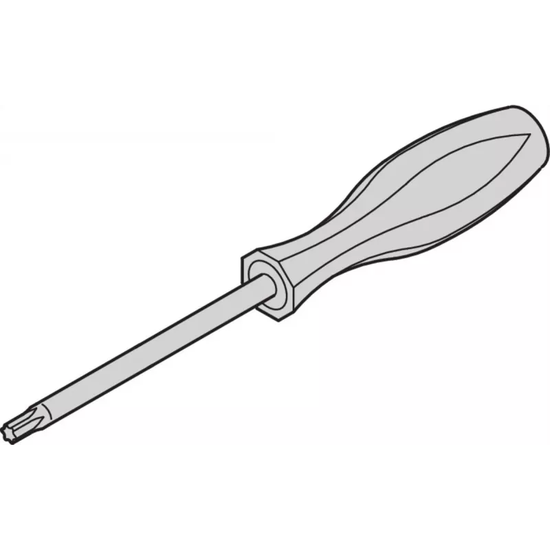 Śrubokręt SCHROFF TORX (T10X80) (64560230)
