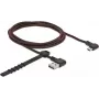 Kabel USB DeLOCK EASY-USB 2.0 Typ-A na Micro-B Męski Kątowy 1.5m Czarny