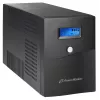 Zasilacz awaryjny PowerWalker VI 3000 SCL — UPS Line-Interactive 3 kVA / 1800 W, 230 V, bateria 9 Ah, LCD, Tower, Czarny