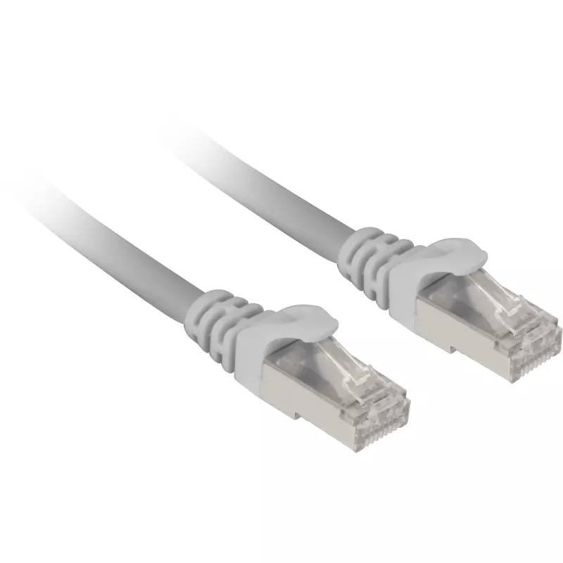 Kabel sieciowy Sharkoon Patch SFTP RJ-45 Cat.7a 5m Szary