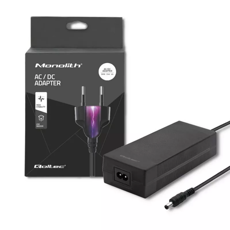 Zasilacz/adapter Qoltec 50794 wewnętrzny 96 W czarny