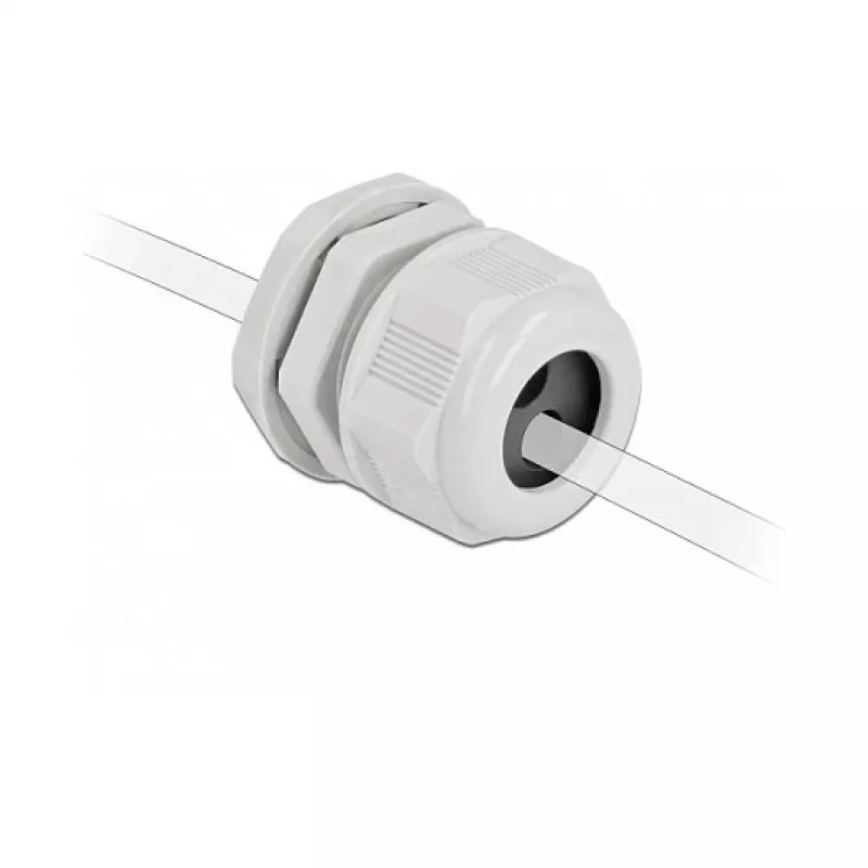 Dławik kablowy DeLOCK 60370 szary plastik 2 szt.
