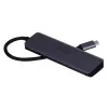 UNITEK uHUB Q4 koncentrator USB typu C 5000 Mbit/s szary