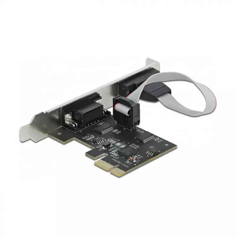 Karta rozszerzeń DeLOCK PCI Express x1 na 2 x szeregowe RS-232