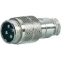 Złącze mikrofonowe alan elektronik Midland NC 526 4-biegunowe do wtyku i gniazda 4-biegunowego