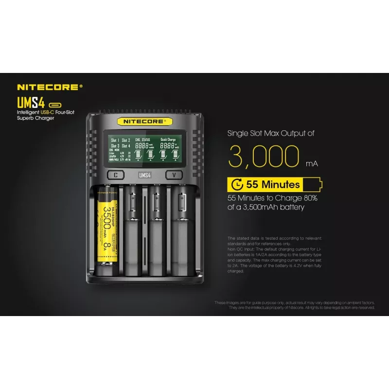 Ładowarka Nitecore UMS4