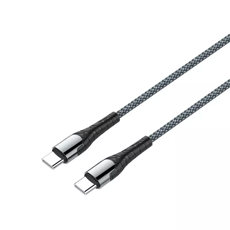 Kabel ładujący USB Type-C ColorWay CW-CBPDCC040-GR, 65 W PD, 1 m, zielony