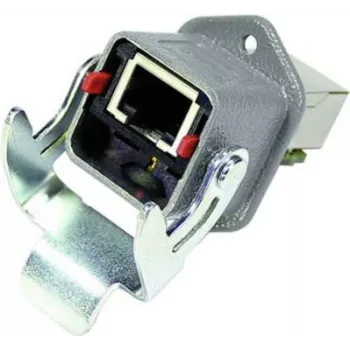 Przepust kablowy RJ45 Harting 09452151100 IP67 do połączeń Ethernet, uszczelniony przelot RJ45
