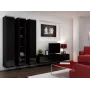 Cama pełna Szafka VIGO '180' 180/40/30 czarny/czarny połysk