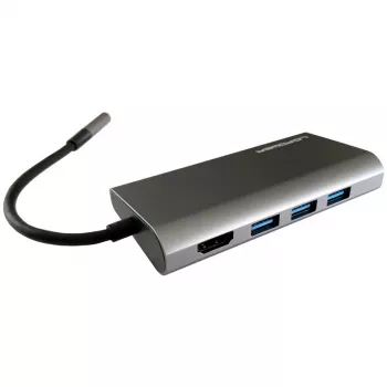 Stacja dokująca do laptopa LC-Power LC-HUB-C-MULTI-5 USB 3.2 Gen 1 Type-C przewodowa