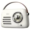 Radio przenośne SAVIO RS-02 — analogowy tuner FM, Bluetooth 5.3, zasilanie USB, 3 W, biały