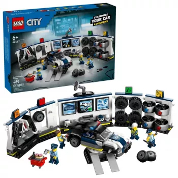 LEGO CITY 60457 Garaż policyjnego samochodu tuningowanego