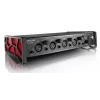 Interfejs audio Tascam US-4X4HR – 4x XLR combo, 4 wyjścia analogowe, 56 dB przedwzmacniacz mikrofonowy, 192 kHz, USB 2.0, desktop, czarny