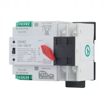 Automatyczny przełącznik zasilania CNC NV822454 2-biegunowy 220 V 100 A