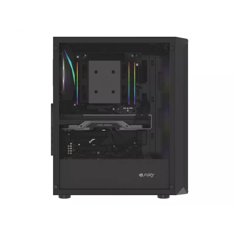 Obudowa Fury Shobo SH4F z oknem RGB i 4 wentylatorami MIDI Computer PC