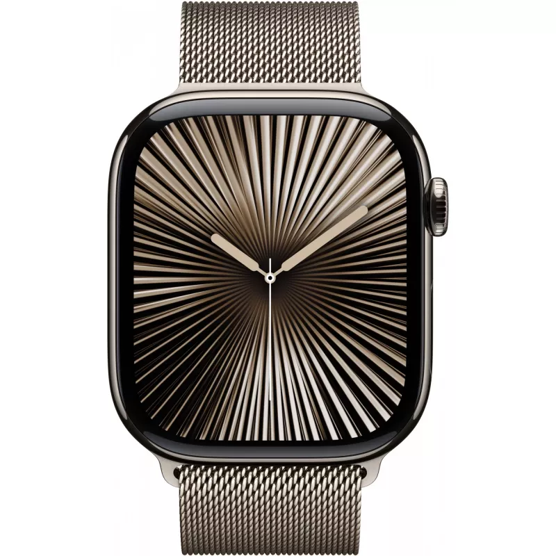 Apple Watch 10 46 mm GPS+4G Tytan Mediolan M/L natura/naturalny